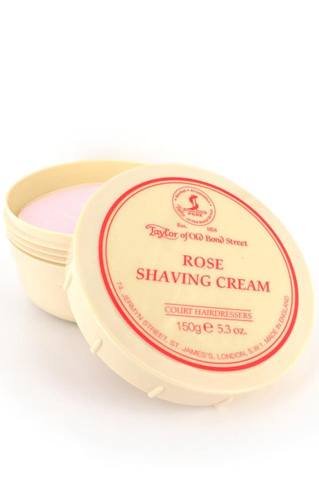 Taylor of Old Bond Str. scheercrème Roos 150gr - Manandshaving - Taylor of Old Bond Street