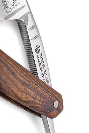 Thiers-Issard open scheermes Ebbenhout 6/8" - Manandshaving - Thiers-Issard