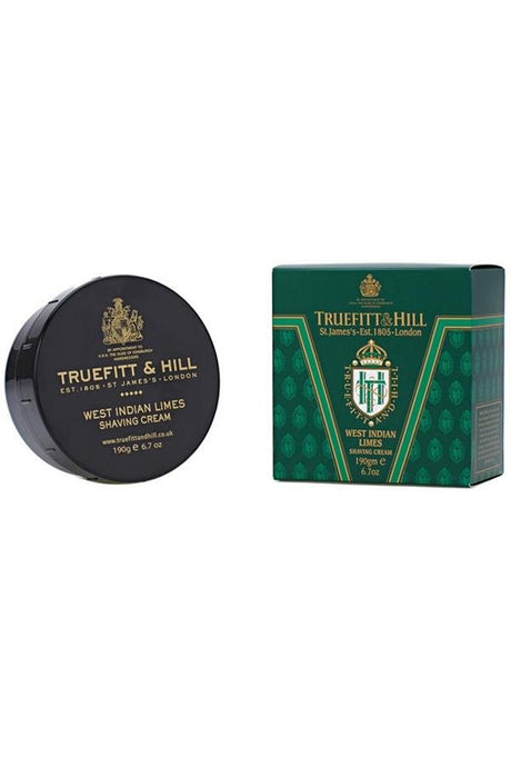 Truefitt & Hill West Indian Limes scheercrème 190gr - Manandshaving - Truefitt & Hill