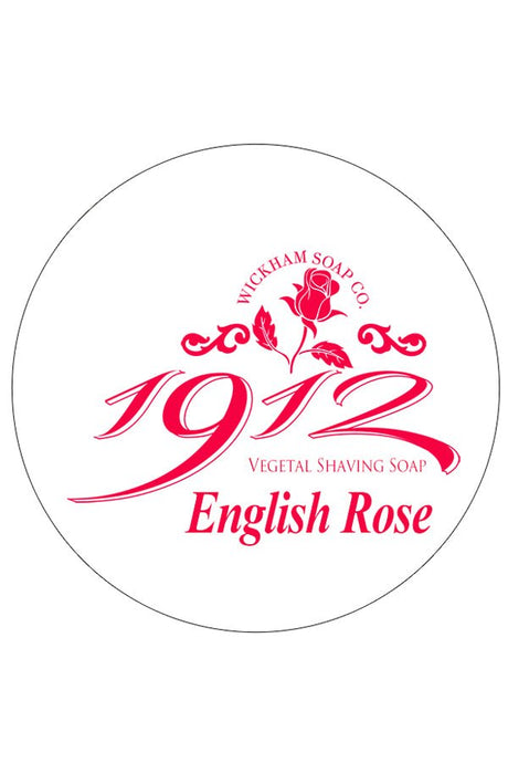 Wickham Soap Co. 1912 scheercrème English Rose 140gr - Manandshaving - Wickham Soap Co.